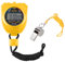 Vicloon Digital Sport Stoppuhr Timer mit Edelstahl Pfeife, große LCD-Display geeignet für Fußball, Basketball, Laufen, Schwimmen, Fitness und mehr(Gelb)