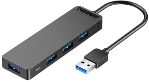 HEMOTON 1m USB Hub Puertos USB Adaptador De Extensión De Multi Dispositivo para Pc Laptop y