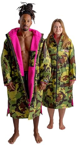 Dryrobe Advance Langarm, Camouflage-Pink, Camouflage/Pink, M