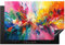 KitchenYeah© Protezione Piano Induzione 80x52 cm Cucina Copri Fornelli Proteggi di Cottura Antiscivolo Tappetino Colori - Arte - Graffiti