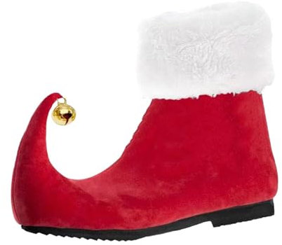 kowaku Elfenschuhe mit Glöckchen für Partykostüme, Halloween, Feiertagsverkleidung, 42