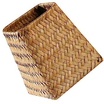 Yardenfun Gewebter Blumenkorb Als Blumentopfhalter Natürliche Farbe Handgefertigter Aufbewahrungskorb Für Dekorative Stifte Und Pinselaufbewahrung Mehrzweck-aufbewahrungsbehälter Für Zuhause