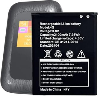 MUKUZI AKKU Compatible avec Routeur mobile WLAN Tenda 4G185 4G LTE et routeur mobile WLAN Tenda 4G180 (remplacement pour 4G185 4G180)
