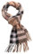 GWAWG SSKHE Warm Checked Scarf, Fringe Brown Scarf, Exquisite Warm Soft Fashion Winter Scarves