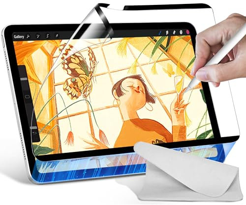 manlian Magnetischer Papier Schutzfolie für iPad 10 Generation (2022), wie auf Papier Schreiben/Zeichnen, Abnehmbar und wiederverwendbar, Papier Displayschutz.