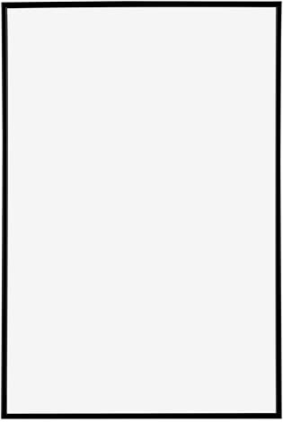 Dutch Frame Factory - Bilderrahmen 60x90 cm - Schwarz Matt - Bilderrhamen aus Kunststoff mit Antireflex Kunstglas - Fotorahmen 60x90 cm - Easy