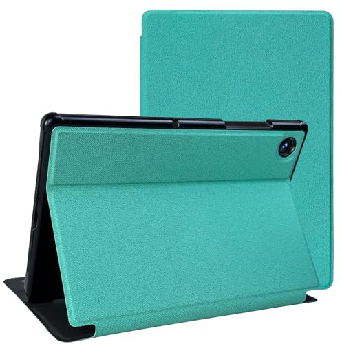 SSS-GRGB Custodia per Samsung Galaxy Tablet A8 10,5 pollici 2021/2022 (SM-X200/X205/X207), ultra-sottile, custodia con linguetta in PC a prova di caduta con Smart Cover Auto Sleep/Wake, supporto