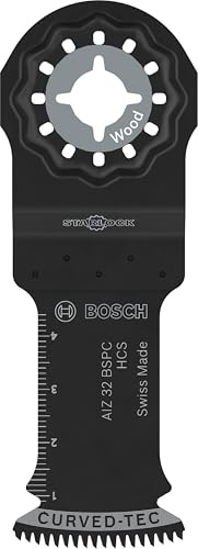 Bosch 1x Hoja de corte de inmersión AIZ 32 BSPC | para Madera dura, Madera blanda, Anchura mm, Professional Accesorios Multiherramienta