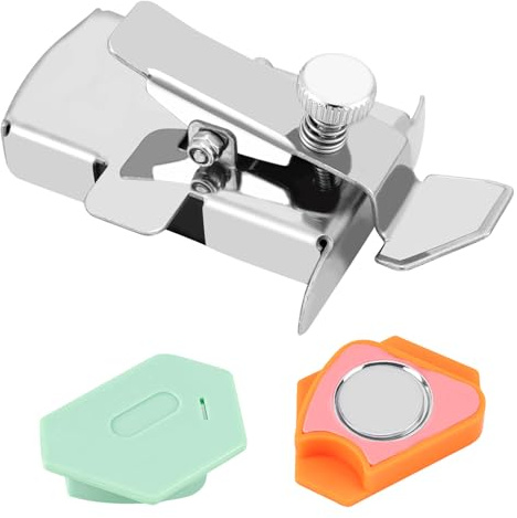3 Stück Magnetische Nahtführung für Nähmaschine,Magnetischer Universal Nahtführer,Nähmaschinen-Beratungstools,Nähzubehör für Nähmaschine,Nähmaschinen-Multifunktions-Befestigungslehren-Werkzeug