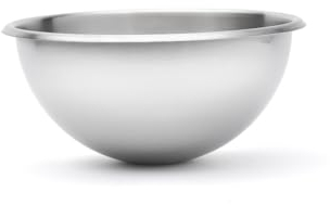 De Buyer - Bassine demi-sphérique en inox - Diamètre 24 cm -, Argent