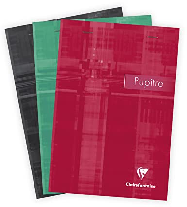 Clairefontaine 6662C Notizblock (DIN A5, 14,8 x 21 cm, kariert, 80 Blatt) 1 Stück farbig sortiert