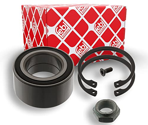 febi bilstein 05380 Wheel Bearing Kit with fastening screw, axle nut and circlips, pack of one