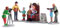 Lemax 22032 - Set di 5 foto di Natale con Babbo Natale