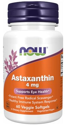 4mg Astaxanthin 60 Perlen. Astaxanthin. Pack 3 Einheiten. Puritan Pride (Pack-2u.)