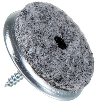 Filzgleiter aus Metall zum Schrauben Ø 35 mm, 8 Stück