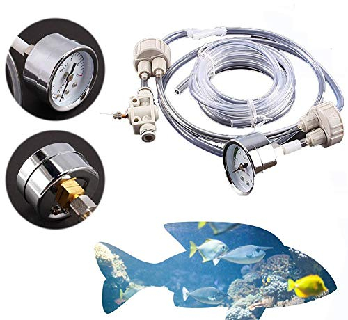 Yosoo DIY CO2 Acuarios Plantas DIY Acuario Acuarios Plantas CO2 Kit para acuarios Pescado con Aire Manguera