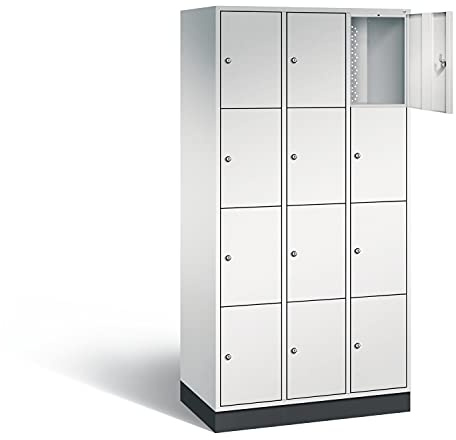 Schließfachschrank Intro, 12 Fächer, H1950xB920xT500mm