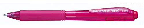 Pentel BX440-P Kugelschreiber mit Druckmechanik, 12 Stück, Rosa