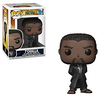 Funko Pop! Bobble: Marvel Black Panther Robe - T'Challa - Vinyl-Sammelfigur - Geschenkidee - Offizielle Handelswaren - Spielzeug Für Kinder und Erwachsene - Movies Fans