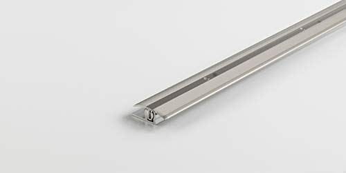 Parador Boden-Profile Übergangsprofil Aluminium für Parkett Edelstahl. Bodenbeläge 8-18 mm Edelstahl