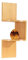 spot on dealz® Lucca Corner Floating Shelves Oak Wall Shelf Wooden 2 Tier Small Corner Shelf for Bedroom Living Room Kitchen Decorative Furniture Display Shelving Unit