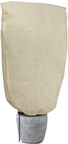 Hydrogarden Cubierta de protección de Plantas de Invierno Bolsas Manta de Tela cálida Helada, Cubierta de Planta de jardín Resistente para Plantas en Clima Duro (100x80cm)