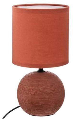 Paris Prix Atmosphera Créateur d'intérieur - Lampe à Poser Céramique Boule 25cm Terracotta