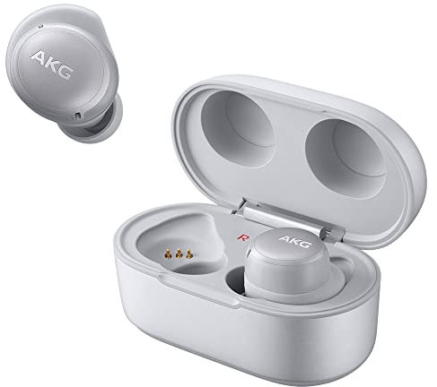AKG N400 True Wireless Bluetooth Earphones ANC Canal Type (Silver)