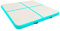 vidaXL Gymnastikmatte Aufblasbar mit Pumpe Turnmatte Tumbling Matte Training Fitnessmatte Yogamatte Trainingsmatte 200x200x15cm PVC Grün