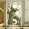 Non-Woven Wallpaper Glue Colorful hot air Balloon Snow Scene Removable Waterproof Wall Stickers for Doors Bedroom Wall Decoration Living Room Wall Decoration Printed Picture Deco