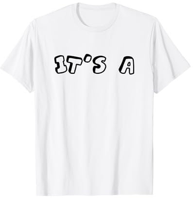 Gender Reveal pour les empreintes de mains peintes en rose ou en bleu T-Shirt