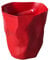 rongweiwang Home Office Small/Large Size Plastic Trash Can Living can Plastic Room Bedroom Rugate Garbage Bin Waste Container,Red