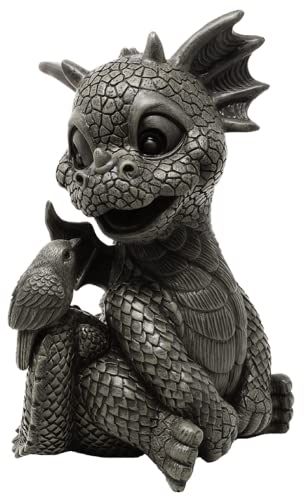 MystiCalls by Mayer Chess Gartenfigur Gartendrache - Modell Bird - Fantasy Figur Deko Drache süß