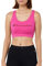 Champion Athletic C-Sport W – Jersey elástico de algodón Sujetador Deportivo, Fucsia, XS para Mujer