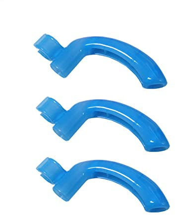 NentMent 3 Pack Dustpan Handle End Grip Fixing Broom Bayonet Attachement Combo Holder 19mm/0.75in Cap Dustpans Rod Curved Handle Non-Slip Finger Nub Helper Grips for Dust Pan Garbage Shovel