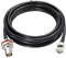 Superbat BNC Kabel RG58 Verlängerungskabel 7.6m BNC Stecker auf BNC Buchse 50 Ohm CB Funk KoaxialKabel Low Loss für UHF/VHF Ham Radio/Wireless Mikrofon Antenne/CCTV/Amateur Radio