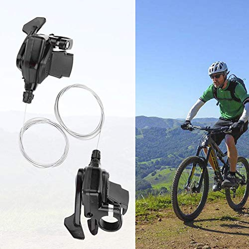 Nimomo Dérailleur de vélo, Triple 3X7/8/9 Vitesses de Changement de Vitesse de vélo Montage Direct/Montage sur Cintre Manette de Vitesse de vélo pour VTT