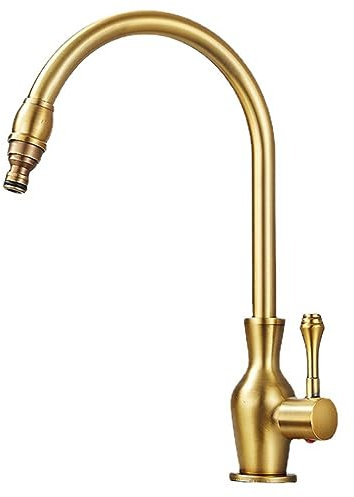 Amtique Rubinetto Solo Acqua Fredda Rame Stile Antico Rubinetti Da Cucina 360 Girevole Balcone Esterno Lavandino Rubinetto