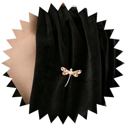Cimenexe Vintage Kristall Perlen Brosche Gold Cz Libelle Brosche Pin Smaragd Libelle Pin Brosche Runde Perle Brosche Pin Hochzeit Perle Anstecknadel Bankett Abzeichen Pins Schmuck Für Frauen