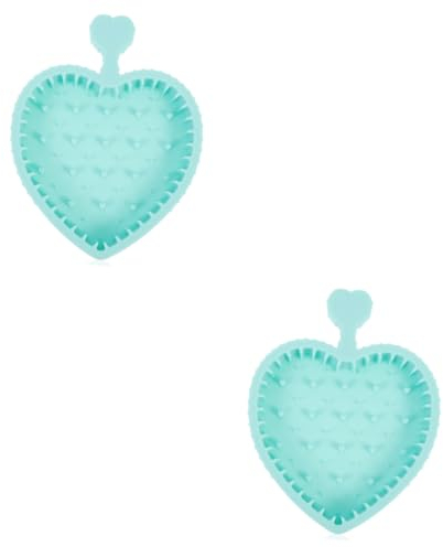 Mipcase 2pcs Makeup Brush Clean Mat Silicone Brush Cleaner Set Professional Cleaners Tool