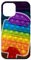 Hülle für iPhone 12 mini Pop It Popsicle Grübchen Zappeln Angst ADHS