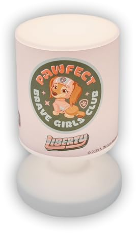 Niermann Standby Akku-Tischleuchte Paw Patrol rosa, 2200mAh, 1,5 Watt LED, bis zu 8 Stunden Leeuchtdauer, inkl. USB Kabel, Kinderlampe, Kinderleuchte