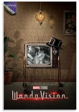 EGLOBICH Wanda Vision Poster, TV-Show-Poster, Wandkunst, dekoratives ästhetisches Leinwandposter, 20 x 30 cm, ungerahmtes Wanda-Vision-Poster