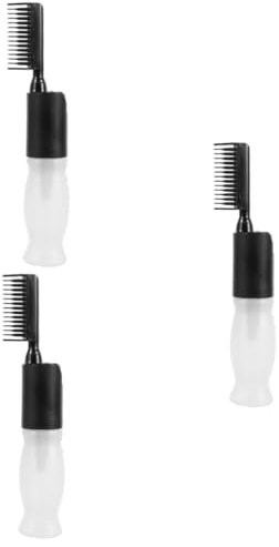 CRILSTYLEO 3st Flasche Haarfärbemittel Nebel Sprühen Haaröl-applikatorflasche Haaransatz Ölflasche Für Haare Nachfüllbare Shampoo- Und Spülungsflaschen Soße Haar Öl Pumpe Sirup Parfüm Plastik