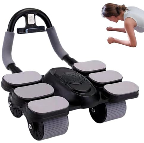 Ab Roller Wheel, Bauchmuskeltrainer Ellenbogen-Stützrad für