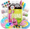 Belissia XXL Kinder Spiel-Schleim zum selbermachen. Einhorn Set für 2KG fertigen Slime. Ideale Geschenkidee für Kinder ab 3 Jahre inkl. Zubehör