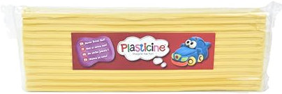Plasticine 400g, Banane #91, Modelliermasse für Animatoren und Modellbauer, leicht zu Formen, ideal für Skulpturen, Modelle und Stop-Motion