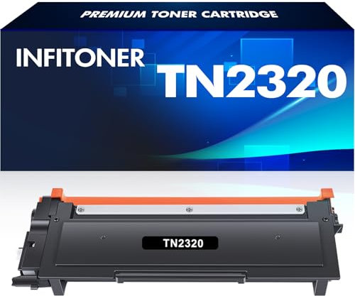 TN-2320 Tonerkartusche Schwarz: 1-Pack Kompatible Ersatz für Brother MFC-L2700DW MFC-L2700DN MFC-L2720DW HL-L2340DW HL-L2300D DCP-L2520DW DCP-L2540DN MFC-L2740DW HL-L2360DN Druckertinte