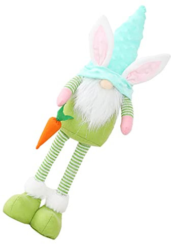 Vaguelly 1 Stück Kaninchen -Karottenpuppe filigranes Party-Accessoire Stoffzwergpuppe neuartiger Partyschmuck Puppe zum Thema Ostern Zwergenpuppe kreative Puppe