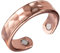 Damenring aus Kupfer – eleganter magnetischer Schmuck für Frauen | Verstellbarer und stilvoller Kupferring mit einfachem Design, leichtes verstellbares Band für den Alltag, Freizeitkleidung und